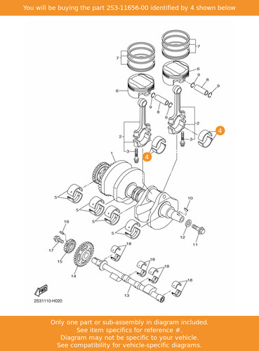 Yamaha plane bearing - yamaha,