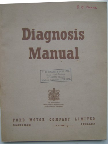 Ford diagnosis manual 1955 - diagnosis,