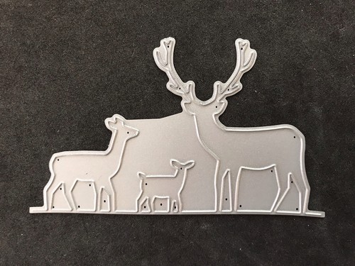 Christmas winter woodland deer - winter,