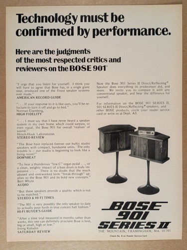 1974 bose 901 series - bose,