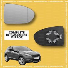 RHS Right side for Nissan Qashqai 06-13 Wide Angle heated wing mirror glass
