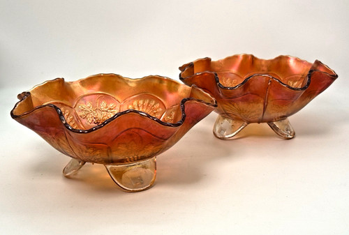 Vintage bowls fenton carnival - bowls,