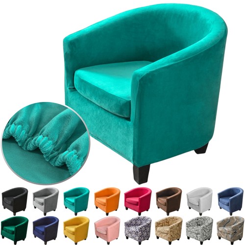 Velvet tub chair - tub, cover