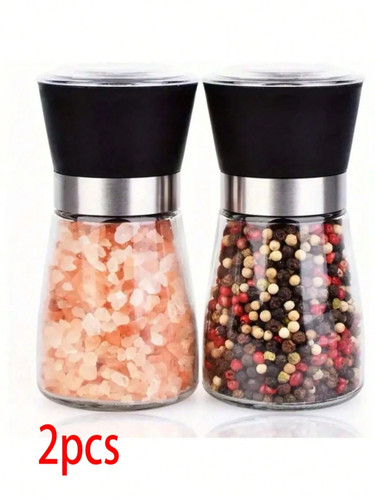 2pcs salt pepper grinder set - 2pcs,