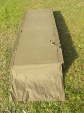 Genuine British Army - Safari green canvas camp bed. Safari Brand.