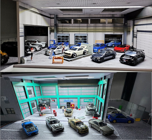 Diorama diecast car - diorama,