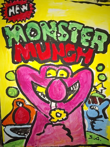 Urban pop art - monster, munch