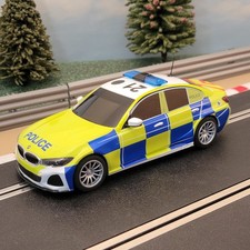 Scalextric 1:32 Car - C4165 BMW 330i M-Sport Police Car *LIGHTS & SIREN*