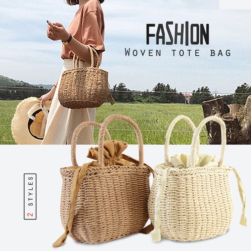 Retro wicker women handbag - retro,