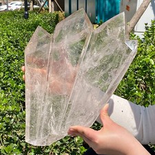 Polished Quartz Tower - 4-Pointed Laser Wand - 12.4LB