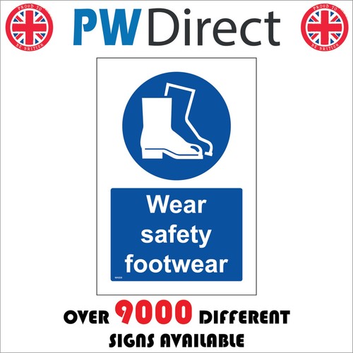 Sign wear safety footwear - sign,