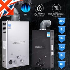 LPG Instantaneous Water Heater Propane Gas Water Tankless 8L/10L/12L/16L/18L/20L