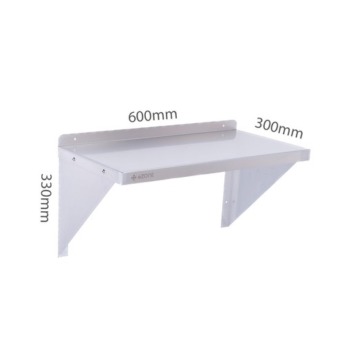 Stainless steel wall shelf - stainless,