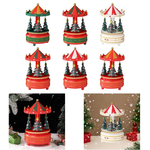 Rotating carousel music box - rotating,
