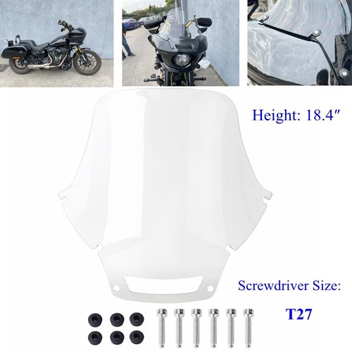 Motorcycle windshield - 18.4″,