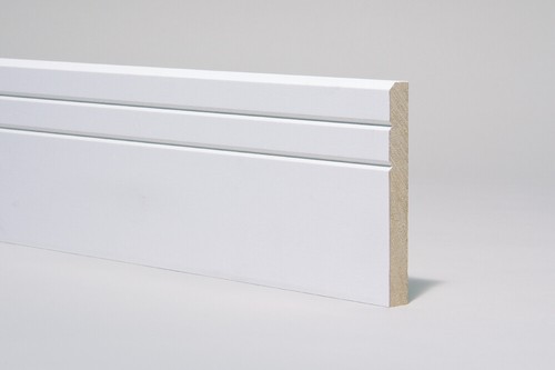 Skirting board white primed - ,