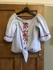 Zara Women's blouse  Blue