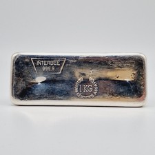 1kg Fine Silver Bar 999.9