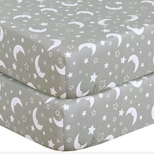 2 x pack cot bed Sheet 100%