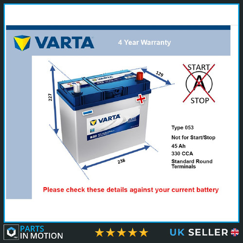 Battery fits mazda - mazda, mx5