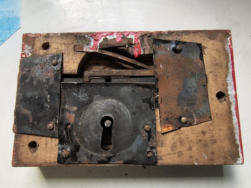 Victorian rim lock antique - rim,