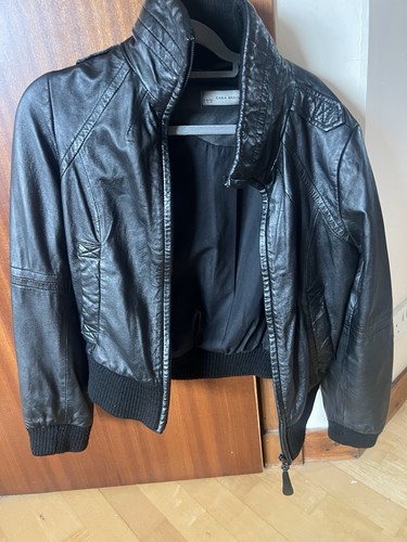 Zara women leather jacket - women’s,