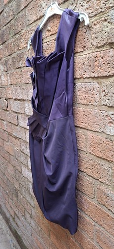 Karen millen purple satin - millen,