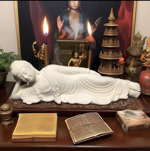 Shakyamuni lying position - shakyamuni,