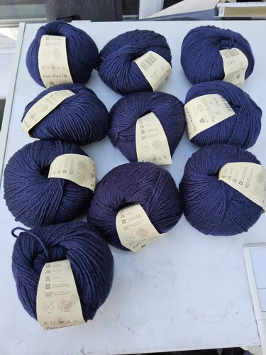 Rowan navy blue pure wool - blue,