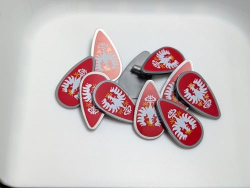 Pack custom red eagle bird - red,