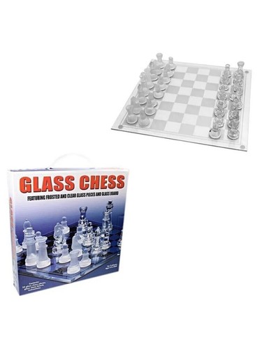 Novelty gift glass - chess, board