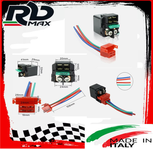Starter relay plug cable - starter,