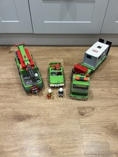 Playmobil Construction Site Mega Set 4084 Construction Site Decent Condition