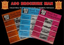 3 x 50 YEAR OLD AUTOCAR BOOKS