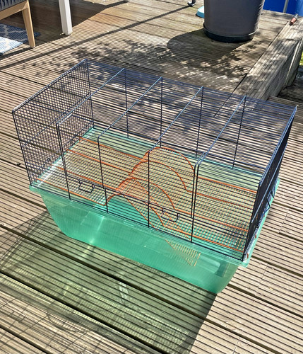 Gerbil cage large good - gerbil, used