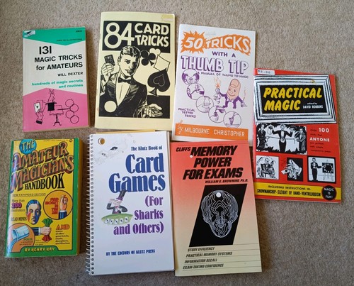 Vintage magic books - magic,