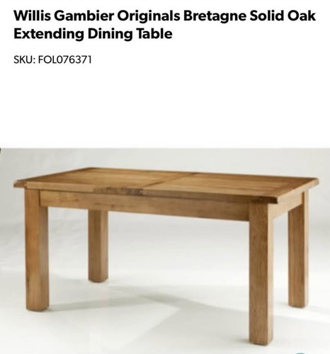 Willis and gambier - and, table
