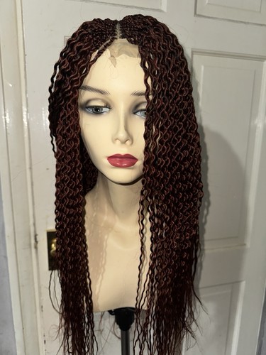 Water melons braided wig women - water,
