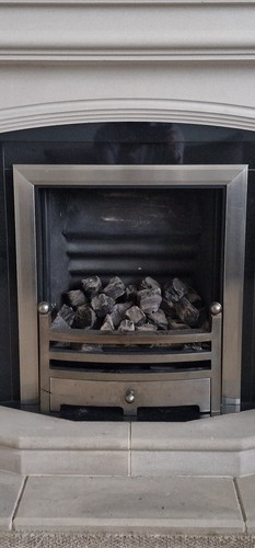 Modern stylish inset gas fire - inset,