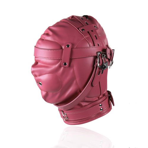 Red lockable soft leather - red,