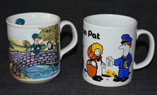 2 x VINTAGE POSTMAN PAT MUGS 1988 /1992