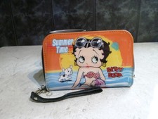 BETTY BOOP PURSE SUMMER TIME PURSE WITH CLASP AND ZIPS VGC