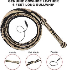 Leather Handmade Bullwhip
