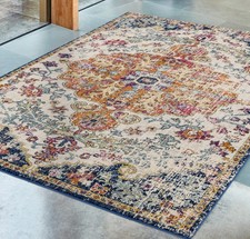 Nova Medallion Rug NV12 Multi Modern Large Area Moroccan Living Room Bedroom Rug