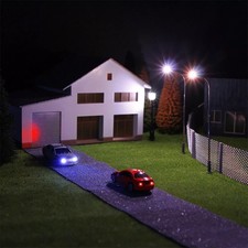 Light Up model Railway Cars TT