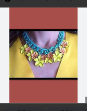 Statement Floral Chunky Collar