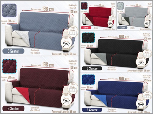 Settee quilted sofa - settee,