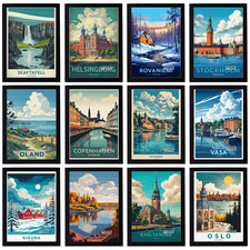 Vintage Travel Holiday Poster