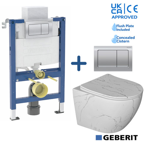 Wall hung toilet geberit white - toilet,