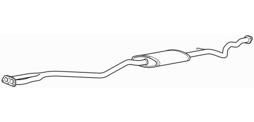 Quality centre exhaust middle - exhaust,